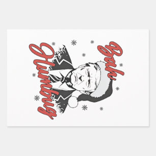 Trump Einweihungstag Weihnachten Weihnachtsfeierta Geschenkpapier Set