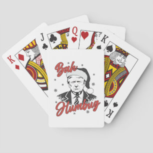 Trump Einweihungstag Weihnachten Weihnachtsfeierta Spielkarten