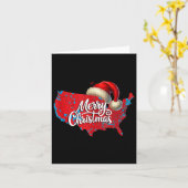 Trump Election Map Frohe Weihnachtsfeiertag Santa Karte (Gelbe Blume)