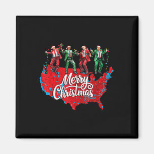 Trump Election Map Frohe Weihnachtsfeiertag Santa Magnet