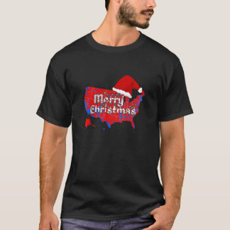 Trump Election Map Weihnachts Feierliche Weihnacht T-Shirt