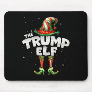 Trump Elf Familie Matching Group Weihnachten Mousepad