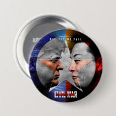 Trump Elon Ziviler Krieg Donald gegen Musk Polik Button (Vorne & Hinten)