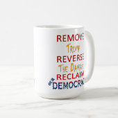 TRUMP ENTFERNEN KAFFEETASSE (VorderseiteRechts)