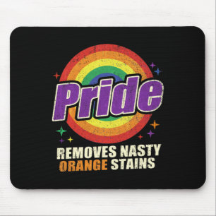 Trump entfernt hartnäckige orangefarbene Flecken S Mousepad