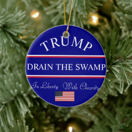 Trump entzieht Sumpf- und Ziergegend Keramik Ornament