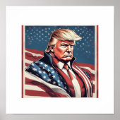 Trump Epic American Flag Poster (Vorne)