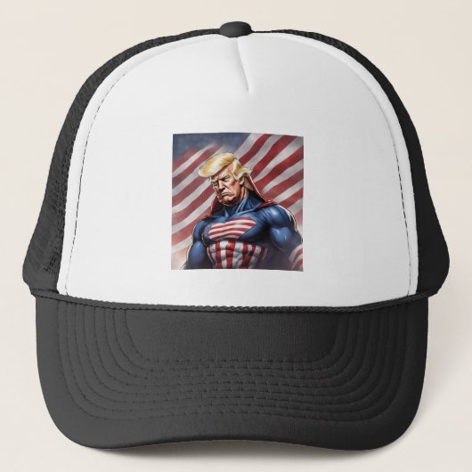 Trump Epic Superhero Cap Truckerkappe (Vorderseite)