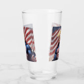 Trump Epic Superhero Water Bottle Glas (Links)