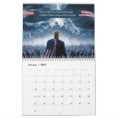 Trump Epic Warrior Calendar Kalender (Jan 2027)