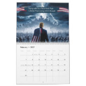 Trump Epic Warrior Calendar Kalender (Feb 2027)