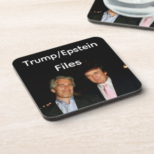 Trump/Epstein-Akten Getränkebierdeckel Getränkeuntersetzer