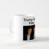 Trump/Epstein-Akten Kaffeetasse (Vorderseite Links)