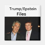 Trump/Epstein-Aktenmagnet Magnet (Vorne)