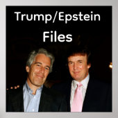 Trump/Epstein-Aktenplakat Poster (Vorne)