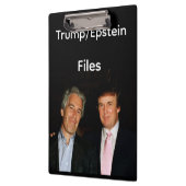 Trump/Epstein-Dateien Klemmbrett (Links)