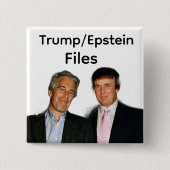 Trump/Epstein Files Button (Vorderseite)