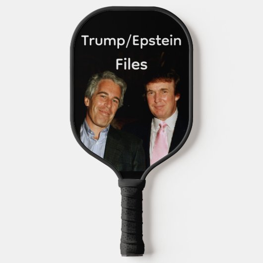 Trump/Epstein Files Pickleball Paddle (Vorderseite)