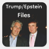 Trump/Epstein Files Sticker (Vorderseite)