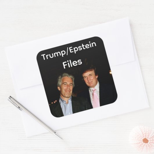Trump/Epstein Files Sticker (Umschlag)