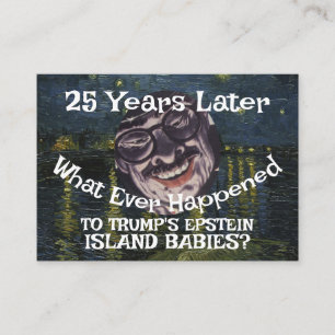 Trump Epstein Insel Dateien Babys Republikaner 202 Begleitkarte
