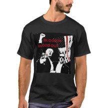 Trump ermordet Lineart, Blut in, Blut aus