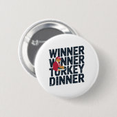 Trump Erntedank 2024 Gewinner Gewinner Trendküche Button (Vorne & Hinten)