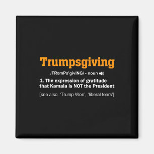 Trump-Erntedank Gewinner des Funny Turkey Day Magnet