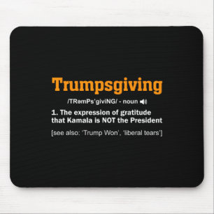 Trump-Erntedank Gewinner des Funny Turkey Day Mousepad