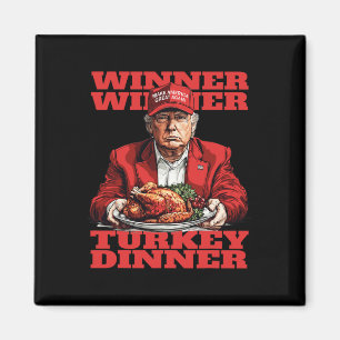 Trump Erntedank Gewinner Türkei Abendessen Magnet