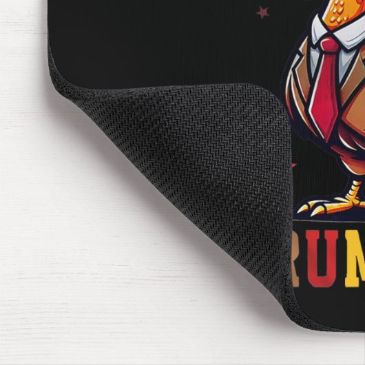 Trump-Erntedank - Ich bin Trump 2024 dankbar Mousepad (Ecke)