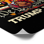 Trump-Erntedank - Ich bin Trump 2024 dankbar Poster (Ecke)