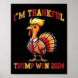 Trump Erntedank Im Dankeschön Trump gewinnt den Ta Poster