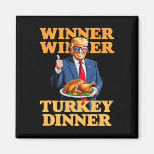 Trump Erntedankfest Humor Lustiger Trump Gewinner  Magnet