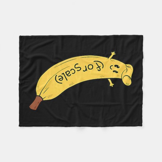 Trump Es ist Banana (für Maßstab) Funny 1 Fleecedecke (Vorderseite (Horizontal))