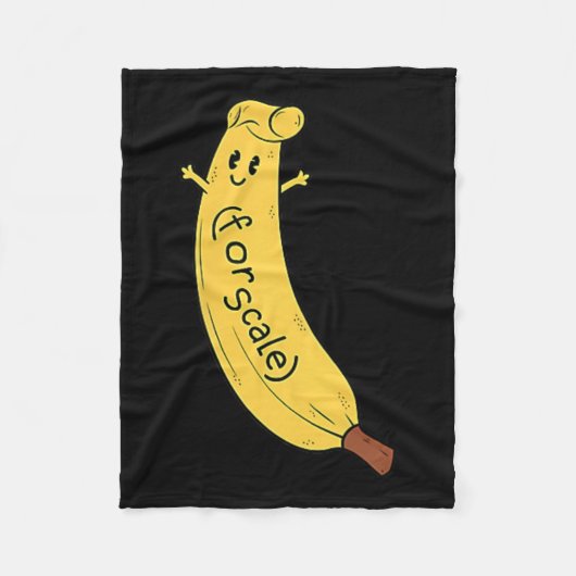 Trump Es ist Banana (für Maßstab) Funny 1 Fleecedecke (Vorderseite)
