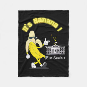 Trump Es ist Banana (für Maßstäbe) Starship Funny Fleecedecke