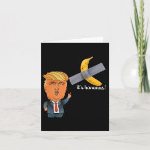 Trump Es ist Banana (für Maßstäbe) Starship Funny Karte