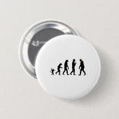 Trump Evolution Resist Funny Donald Trump Button (Vorne & Hinten)