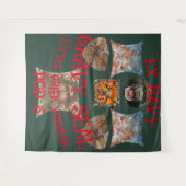 Trump Ex Navy Elephant Siegel Book Reality TV Wandteppich (Vorderseite (Horizontal))