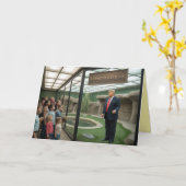 Trump Exhibit Greeting Card Karte (Gelbe Blume)