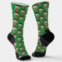 Trump-Face-Gift-Socken Custom-Face-Foto