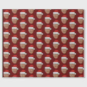 Trump Face Gift Wrap Geschenkpapier (Flach)