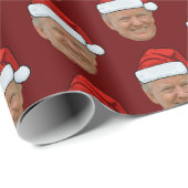 Trump Face Gift Wrap Geschenkpapier (Rolleneckpunkt)