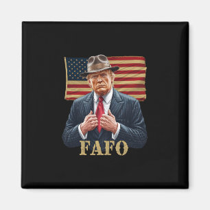 Trump Fafo F Herum Finden Sie Es Heraus Us Flagge Magnet