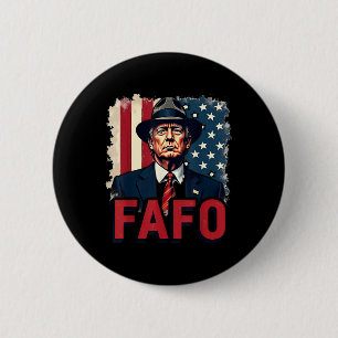 Trump Fafo F rund um die US-Flagge Vintag _1 Button