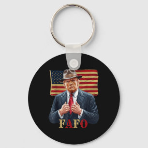 Trump Fafo F rund um unsere Fahne Vintag _2 Schlüsselanhänger