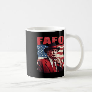 Trump Fafo Funny Fafo Trump Amerikanische Flagge Kaffeetasse