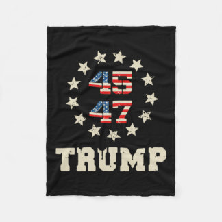 Trump-Fahne 2024 (auf dem Stapel): Amerika als Tru Fleecedecke