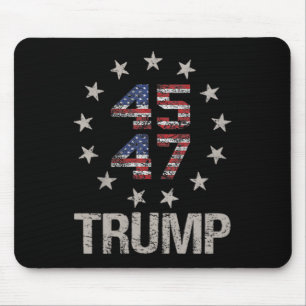 Trump-Fahne 2024 (auf dem Stapel): Amerika als Tru Mousepad